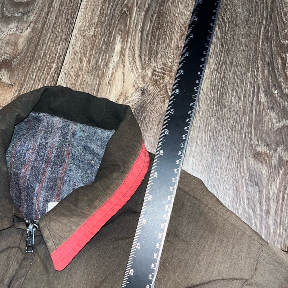 Vintage 90s Aztec Blanket Lined Carhartt Style Jacket - Picture 7 of 7